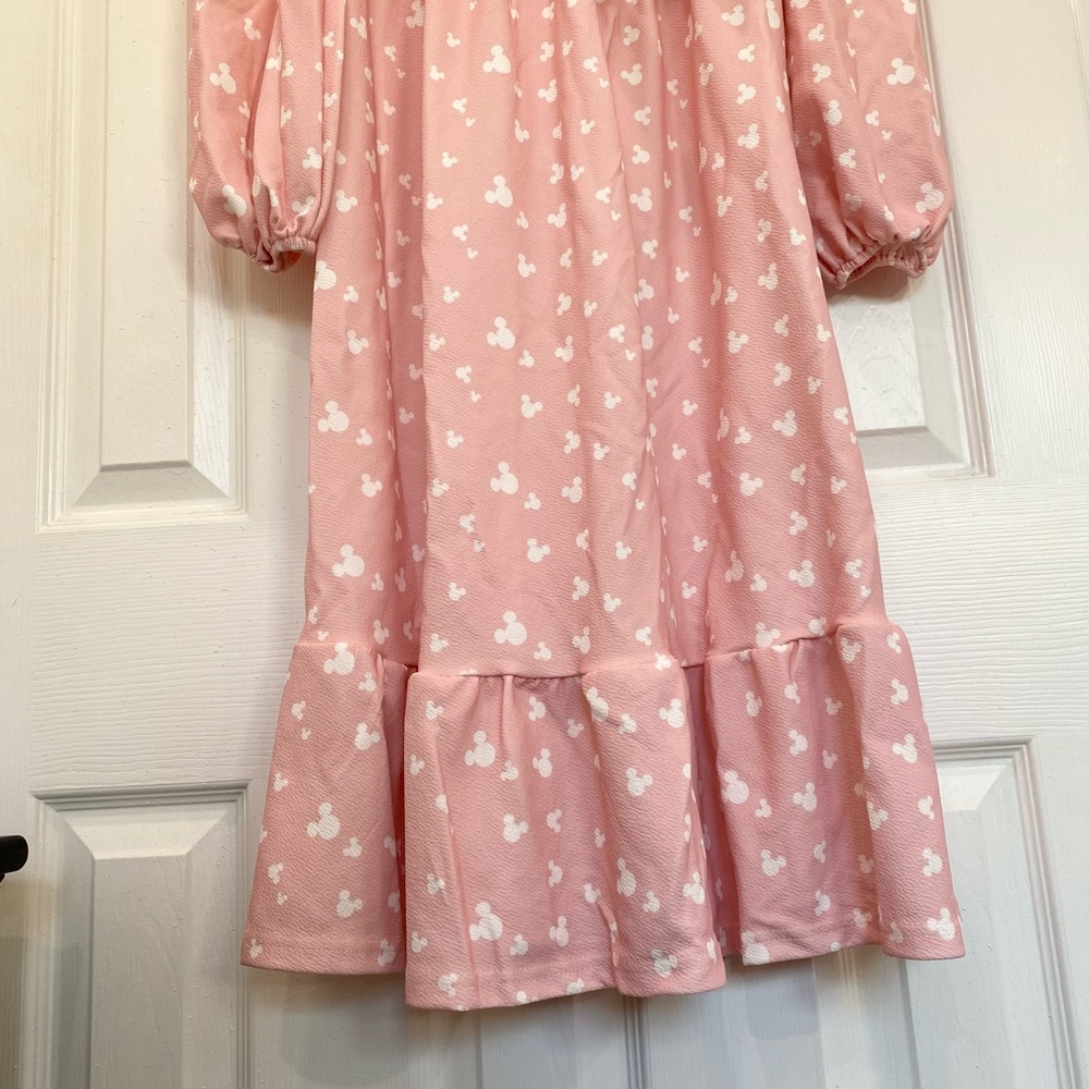 PatPat Pink Long Sleeve Wrap Midi Dress with Bow - Picture 8 of 11